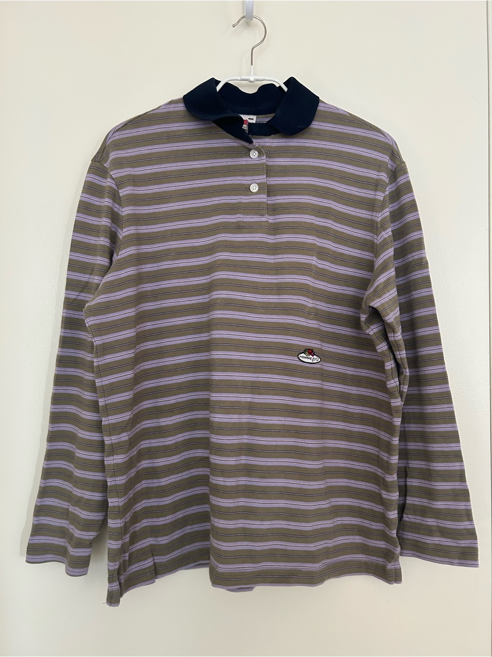 HommeGirls Fruit of the Loom Long Sleeve Cotton Polo